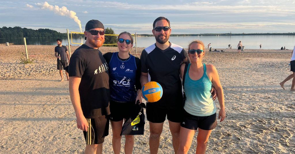 KSC-Team belegt 2. Platz beim „1. Fairen Beachvolleyball-Turnier am Cospudener See“